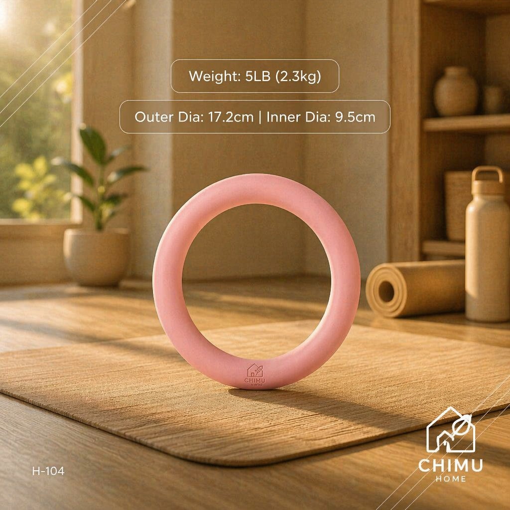 Yoga Fitness Training - 【CHIMU HOME】 วงแหวนยกน้ำหนักโยคะ ซิลิโคน 5 ปอนด์