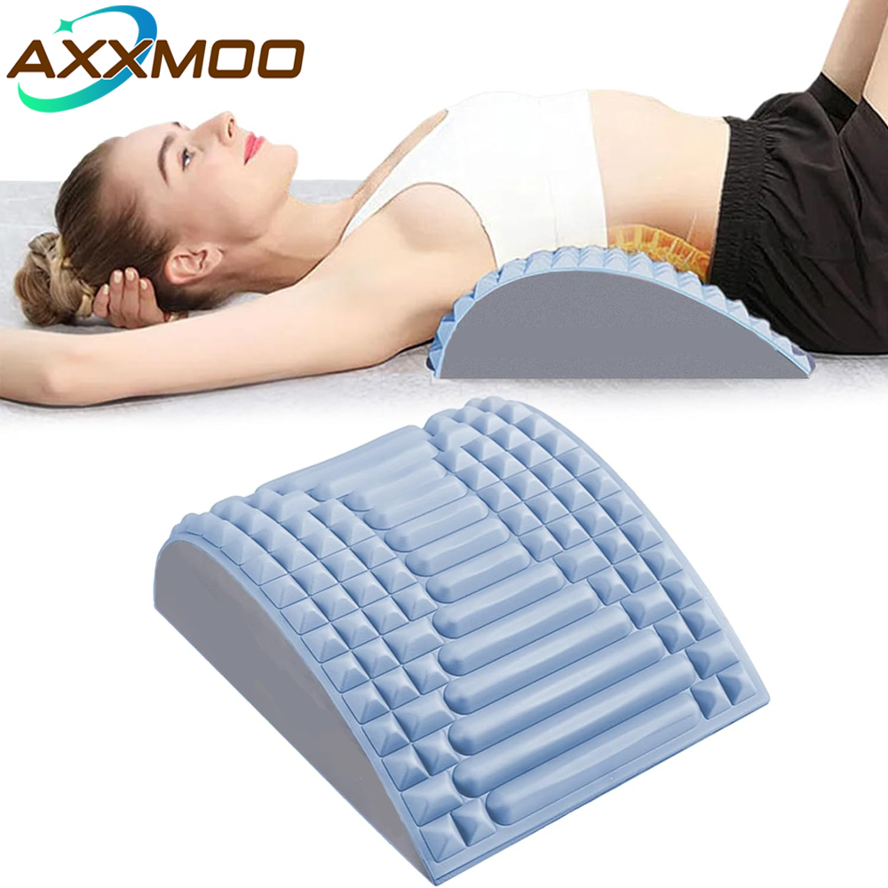 Posture Corrector Back - หมอนรองหลังสำหรับยืดหลัง ช่วยบรรเทาอาการปวดหลัง รองรับส่วนเอว แก้ไขอาการหมอนรองกระดูกเคลื่อน บรรเทาอาการปวดเส้นประสาทไซอาติก ปรับท่าทาง