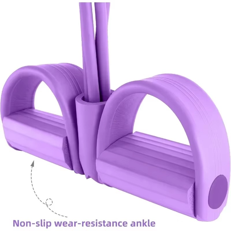 ยางยืดออกกำลังกายแบบมีท่อ 4 ท่ - Yoga Fitness Resistance Band บทวิจารณ์และราคา