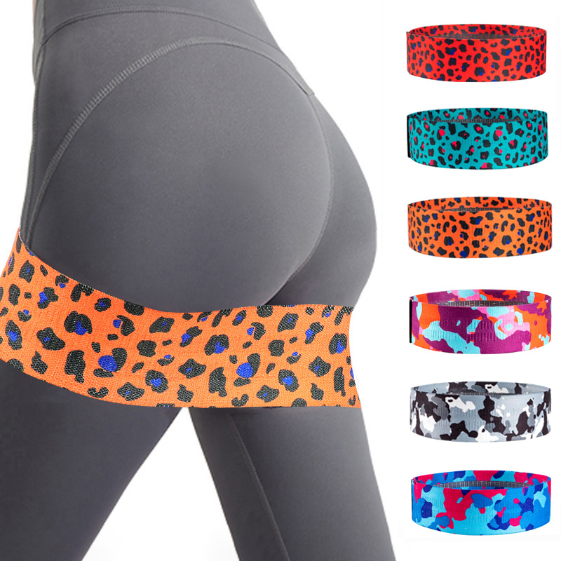 สายยางยืดลายเสือดาวสำหรับบริหา - Yoga Fitness Resistance Band บทวิจารณ์และราคา