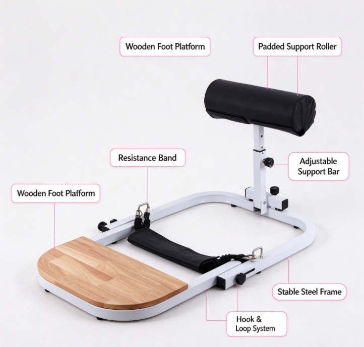 อุปกรณ์ฝึกสะโพกและยกกระชับก้น  - Yoga Fitness Resistance Band บทวิจารณ์และราคา