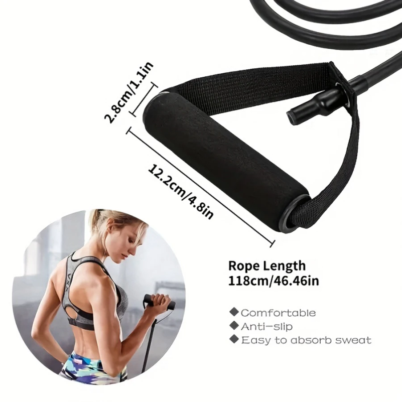 สายยางยืดออกกำลังกาย 4 ระดับคว - Yoga Fitness Resistance Band บทวิจารณ์และราคา