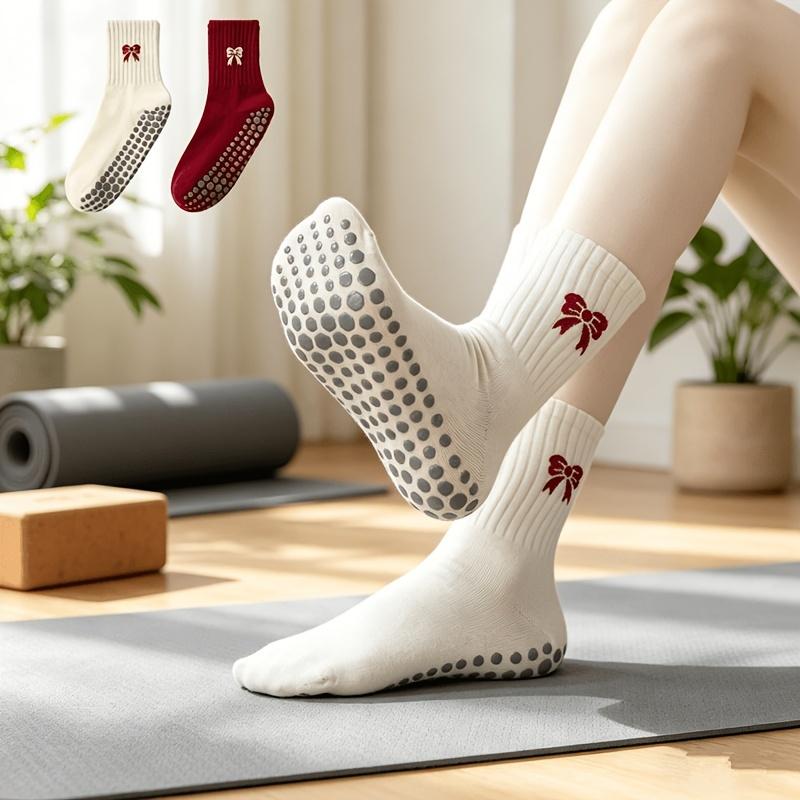 ถุงเท้าโยคะกันลื่นสำหรับออกกำล - Yoga Of Fitness บทวิจารณ์และราคา