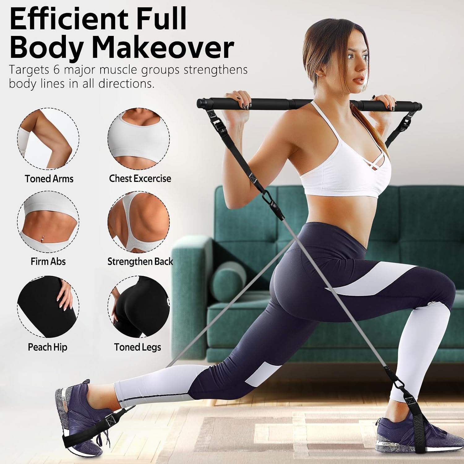 ออกกำลังกายบาร์ฟิตเนสความต้านท - Yoga Fitness Resistance Band บทวิจารณ์และราคา