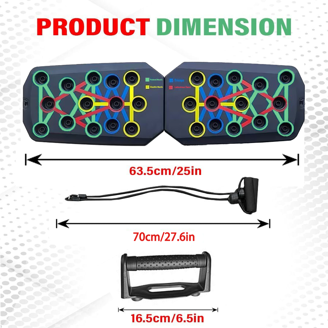 ขายึดกระดาน Push Up แบบพับได้ส - Push Up Board บทวิจารณ์และราคา