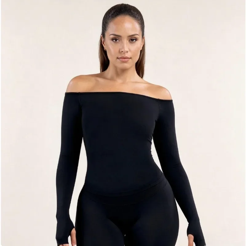 เสื้อโยคะแขนยาวเปิดไหล่สำหรับผ - Yoga Of Fitness บทวิจารณ์และราคา